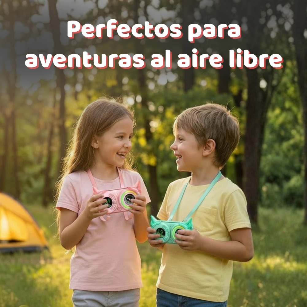 WalKids™ – Set de Walkie‑Talkies Infantiles Recargables