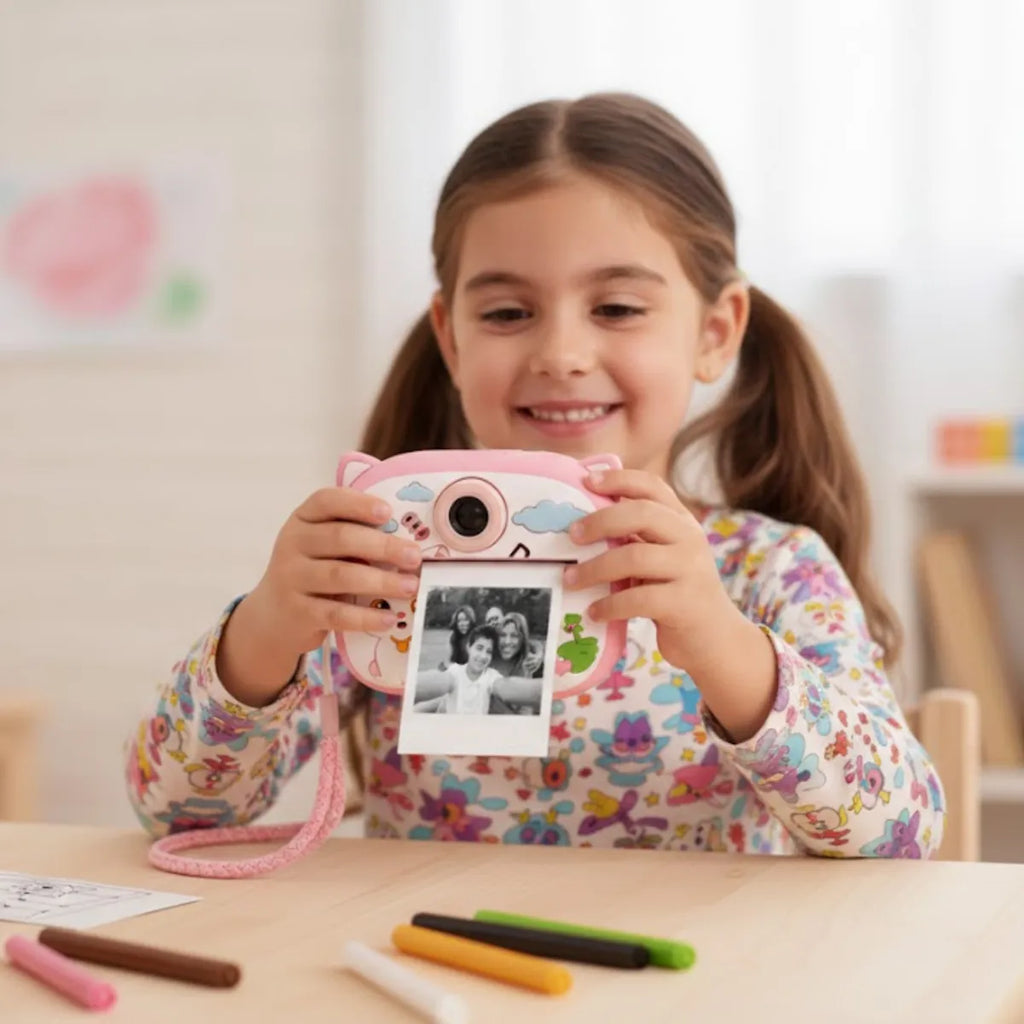 KidPrint™ – Cámara Infantil con Impresora Térmica y Juegos