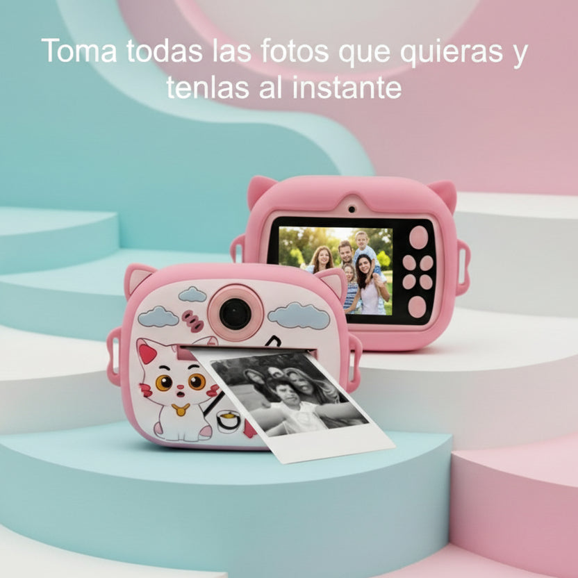KidPrint™ – Cámara Infantil con Impresora Térmica y Juegos