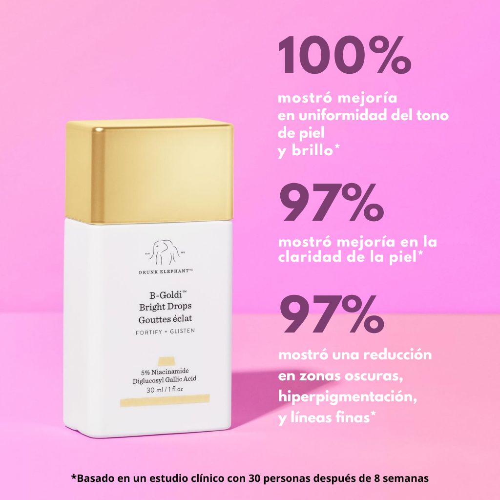B-Goldi™ - Gotas iluminadoras enriquecidas con niacinamida ·  Drunk Elephant