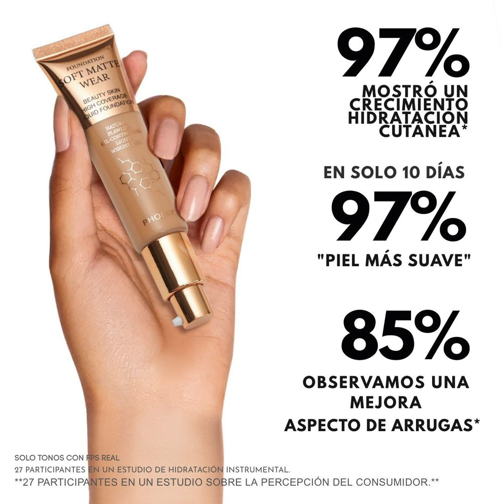 PHOFAY — Base de maquillaje ligera y perfeccionadora