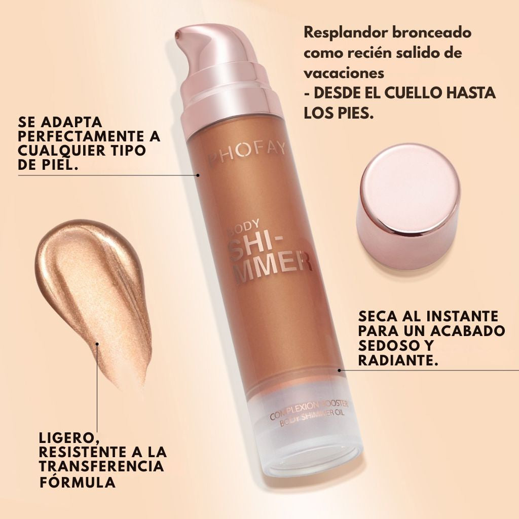 PHOFAY — Body Shimmer Oil · Aceite Corporal Iluminador