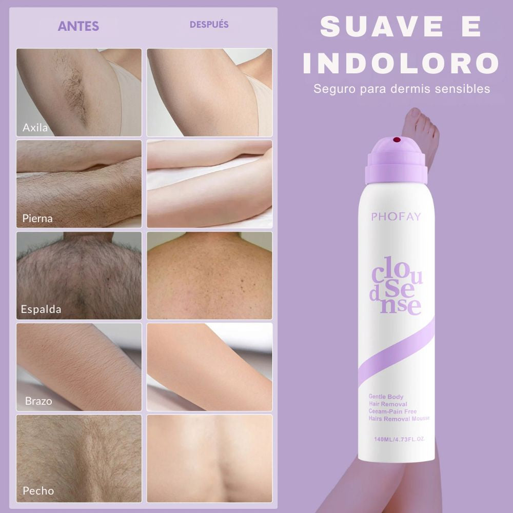 PHOFAY — Crema depilatoria indolora para piel sensible