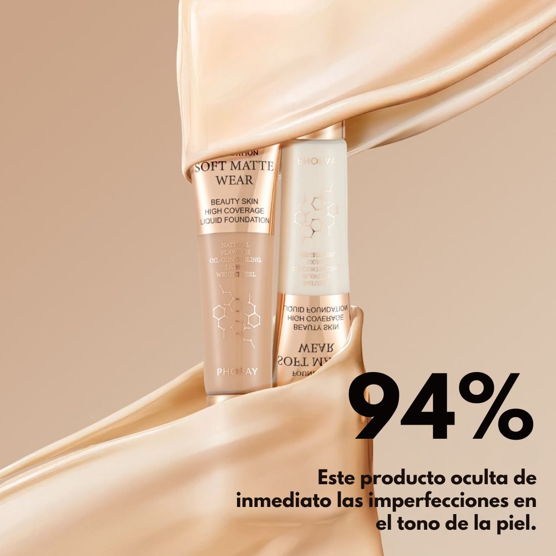 PHOFAY — Base de maquillaje ligera y perfeccionadora
