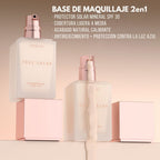 PHOFAY — Base de maquillaje líquida mate con protector solar SPF 30