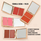PHOFAY — Dúo de colorete crema y polvo