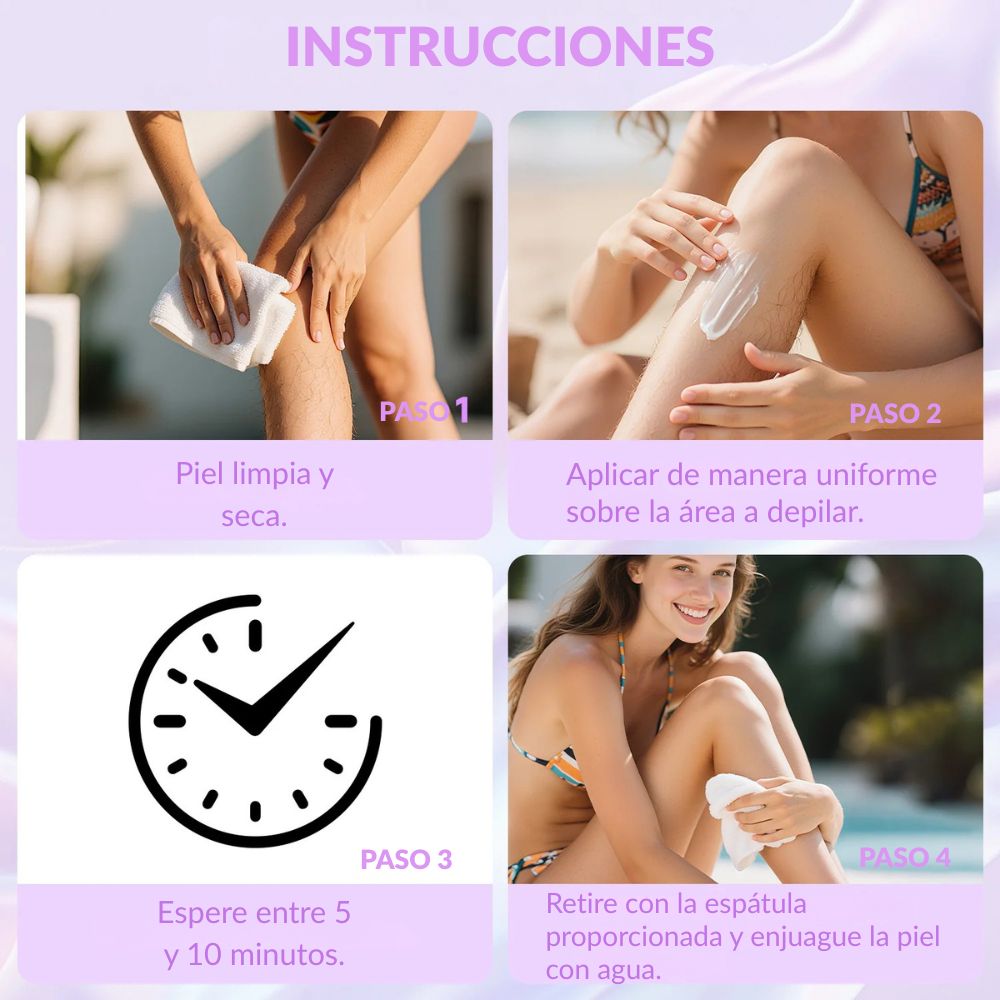 PHOFAY — Crema depilatoria indolora para piel sensible