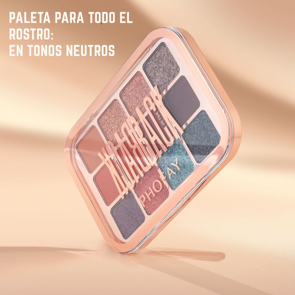 PHOFAY — Paleta de sombras 12 colores