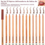 PHOFAY — Nude Lipliner Kit 12 perfiladores
