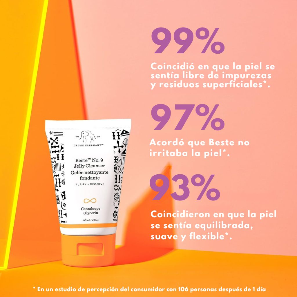 Beste™ No. 9 Jelly Cleanser - Limpiador Facial ·  Drunk Elephant
