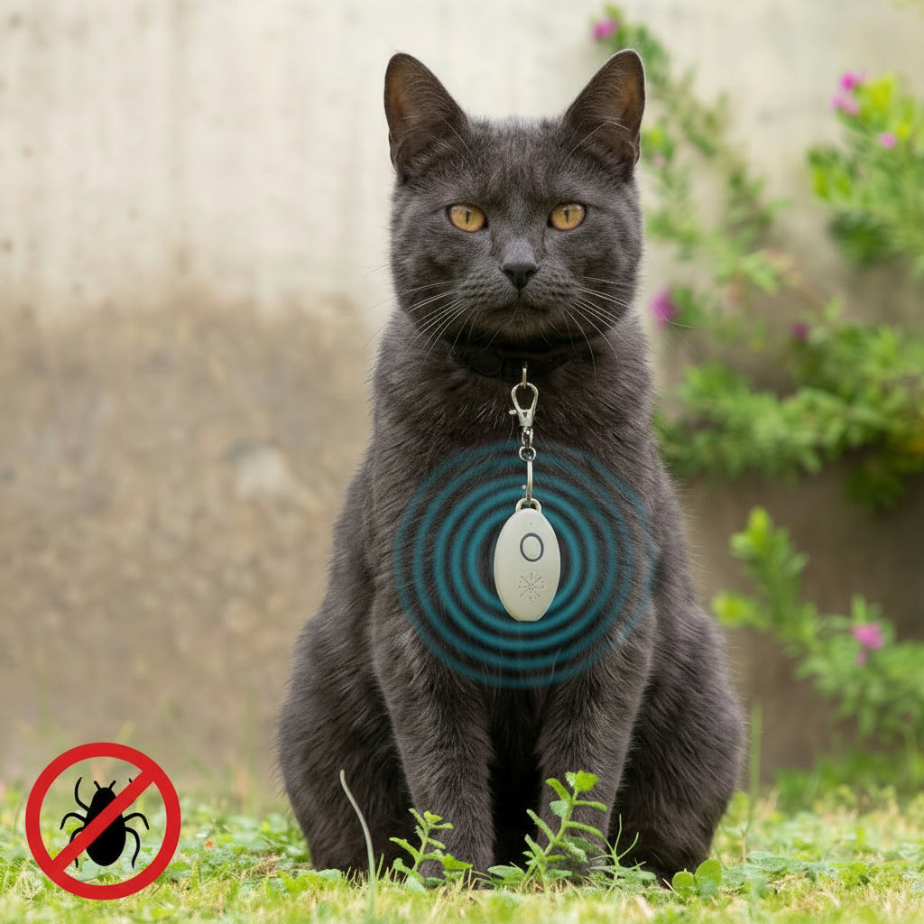 PetRep™ – Antiparasitas por Ultrassons Recarregável para Animais de Estimação
