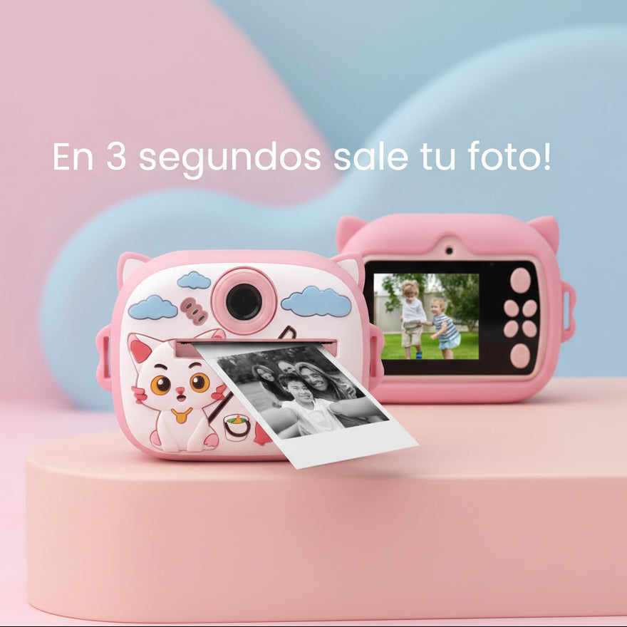 KidPrint™ – Cámara Infantil con Impresora Térmica y Juegos