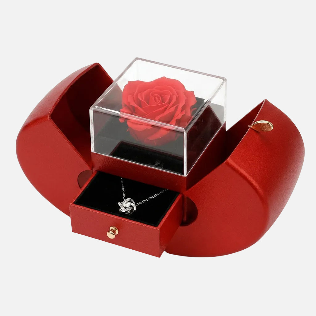 Caja de Regalo Rosa Preservada PRV – Amor Que Perdura