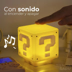 MarioCube™ – Lámpara de Mesita Infantil con Música y Luz Cálida