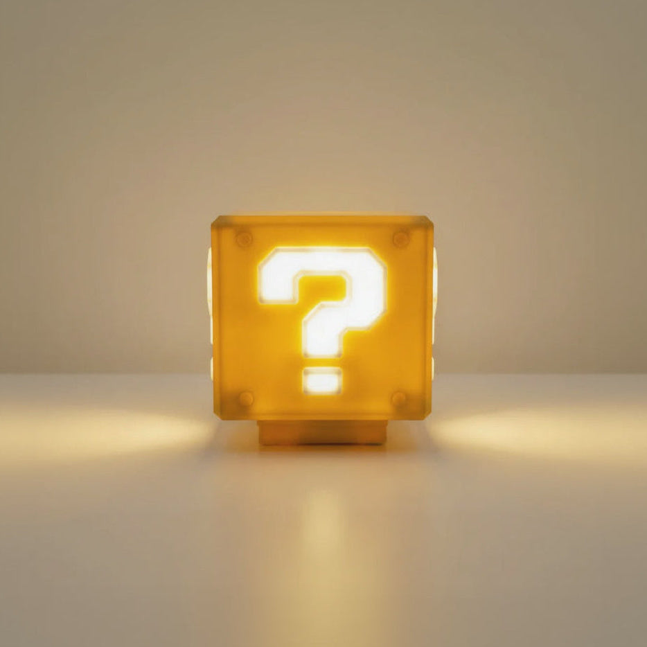 MarioCube™ – Lámpara de Mesita Infantil con Música y Luz Cálida