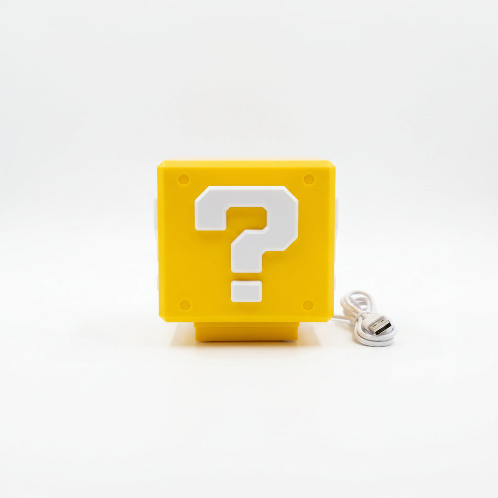 MarioCube™ – Lámpara de Mesita Infantil con Música y Luz Cálida