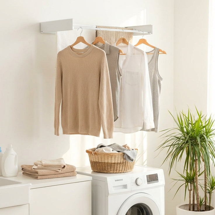 Dryva 100™ – Tendedero Plegable Invisible de Pared
