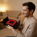 Caja de Regalo con 16 Rosas – Presentación Premium para Joyas y Momentos Especiales