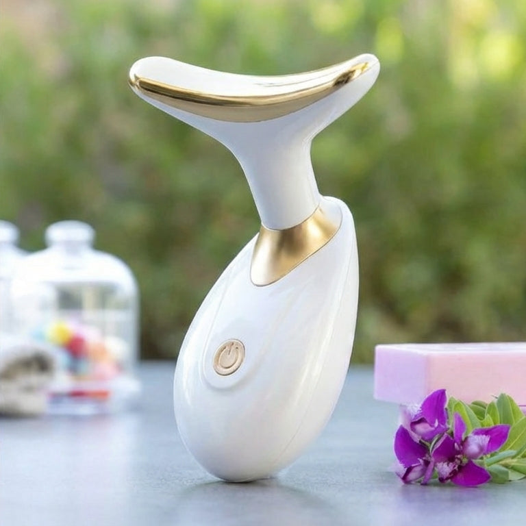 LiftGlow™ Pro – Masajeador Reafirmante Facial y Cuello con Efecto Lifting