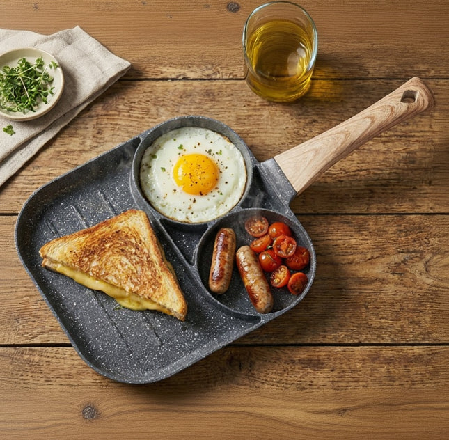 MultiChef™ – Sartén 3en1 Cocina Rápida y Organizada