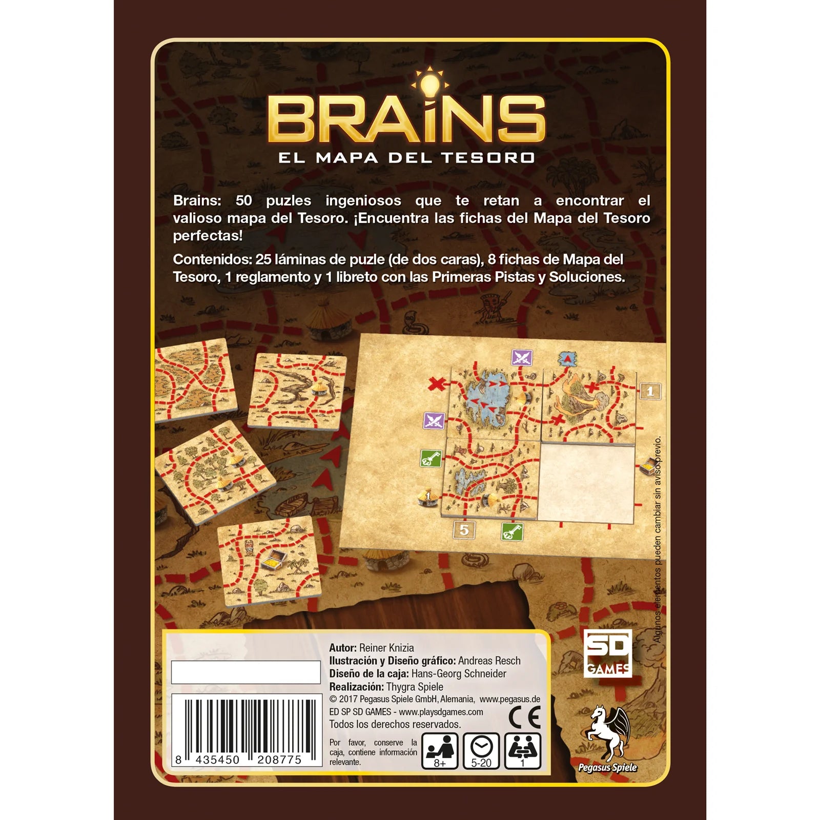 BRAINS · Mapa del Tesoro