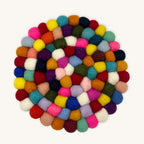 FeltSphere Mat™ – Mantel Individual Redondo de Fieltro 20 cm