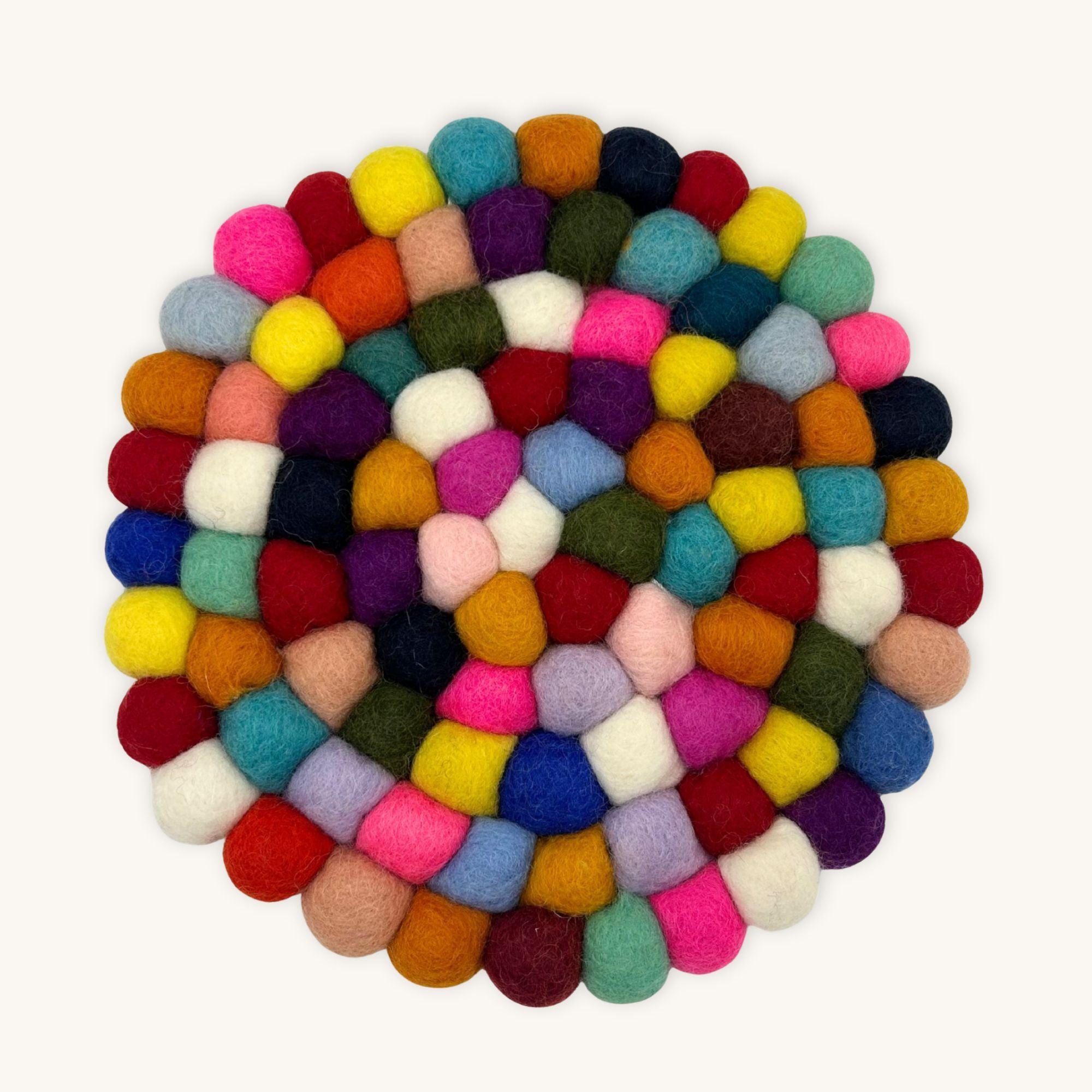 FeltSphere Mat™ – Mantel Individual Redondo de Fieltro 20 cm
