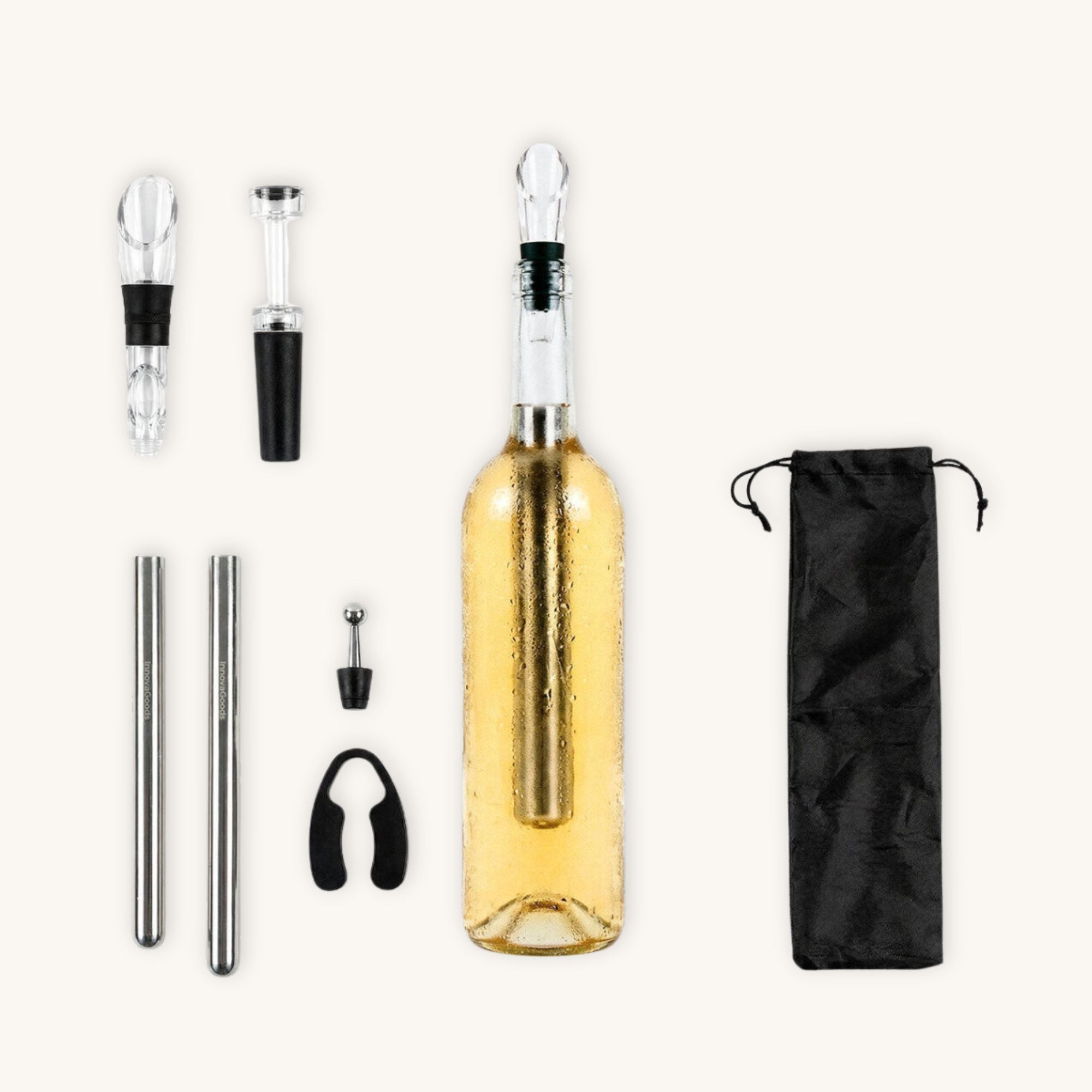 Set de Accesorios para Vino Chillour InnovaGoods · 7 Piezas