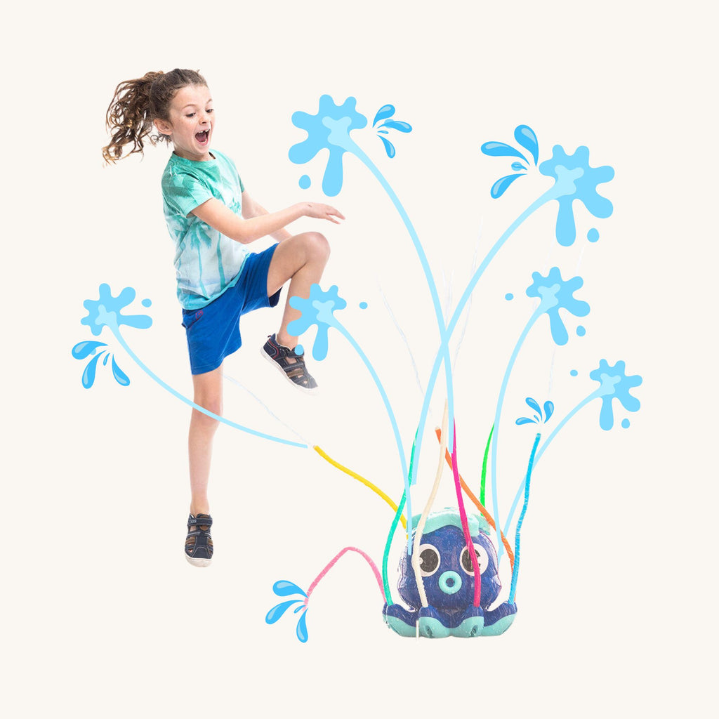 Octodrop Splash™ – Aspersor Giratorio de Juegos Acuáticos