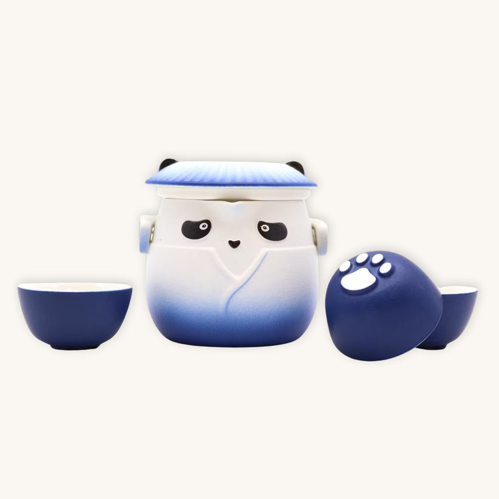 Panda Trio TeaSet™ – Tetera Panda + 3 Tazas