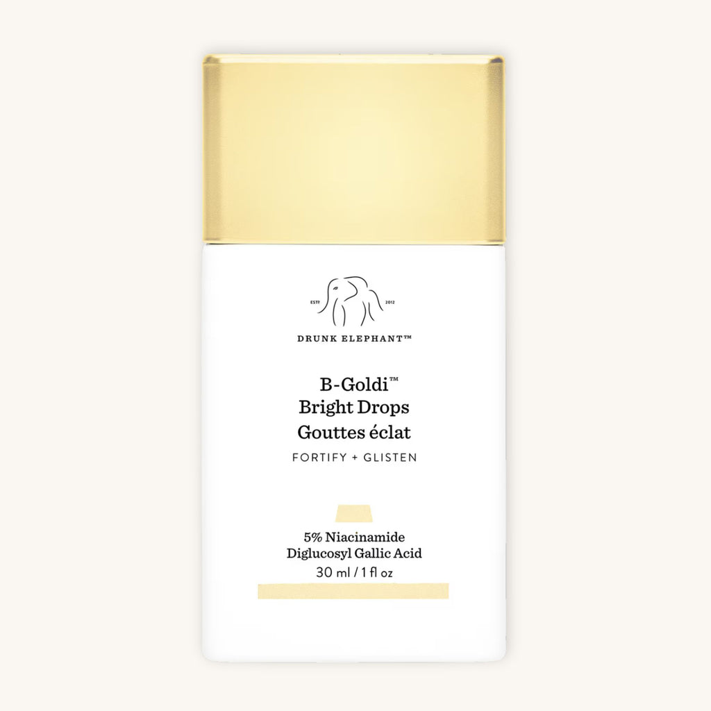 B-Goldi™ - Gotas iluminadoras enriquecidas con niacinamida ·  Drunk Elephant
