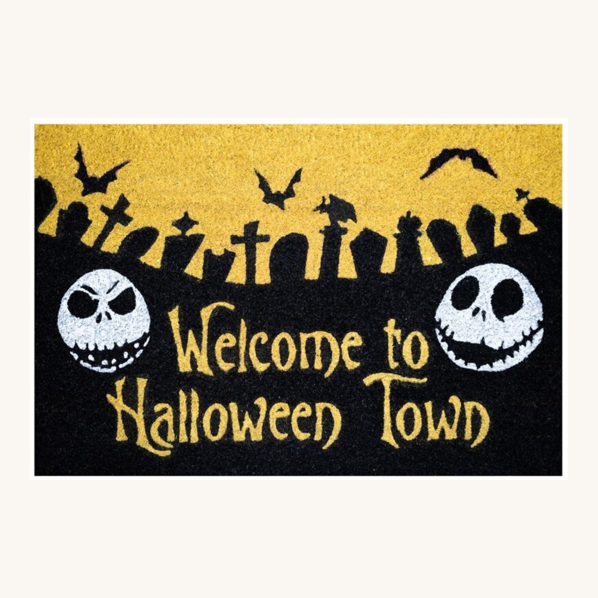 Felpudo Halloween Town · Pesadilla Antes de Navidad (Disney)
