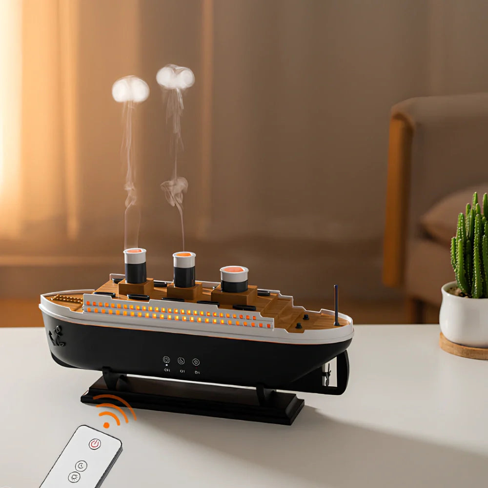 Difusor Barco™ – Aromas con Efecto de Niebla y LED Multicolor