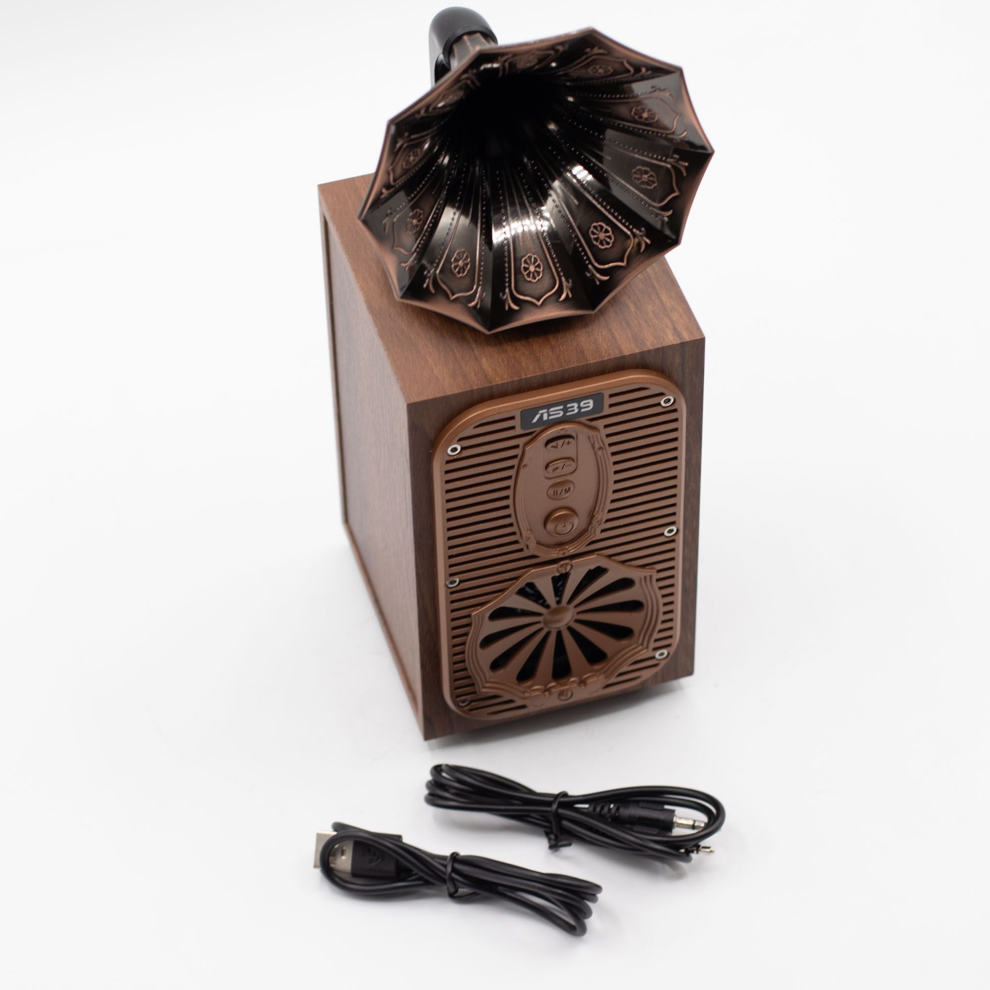 Grand PhonoSpeaker™ – Altavoz Retro Gramófono Extra Alto