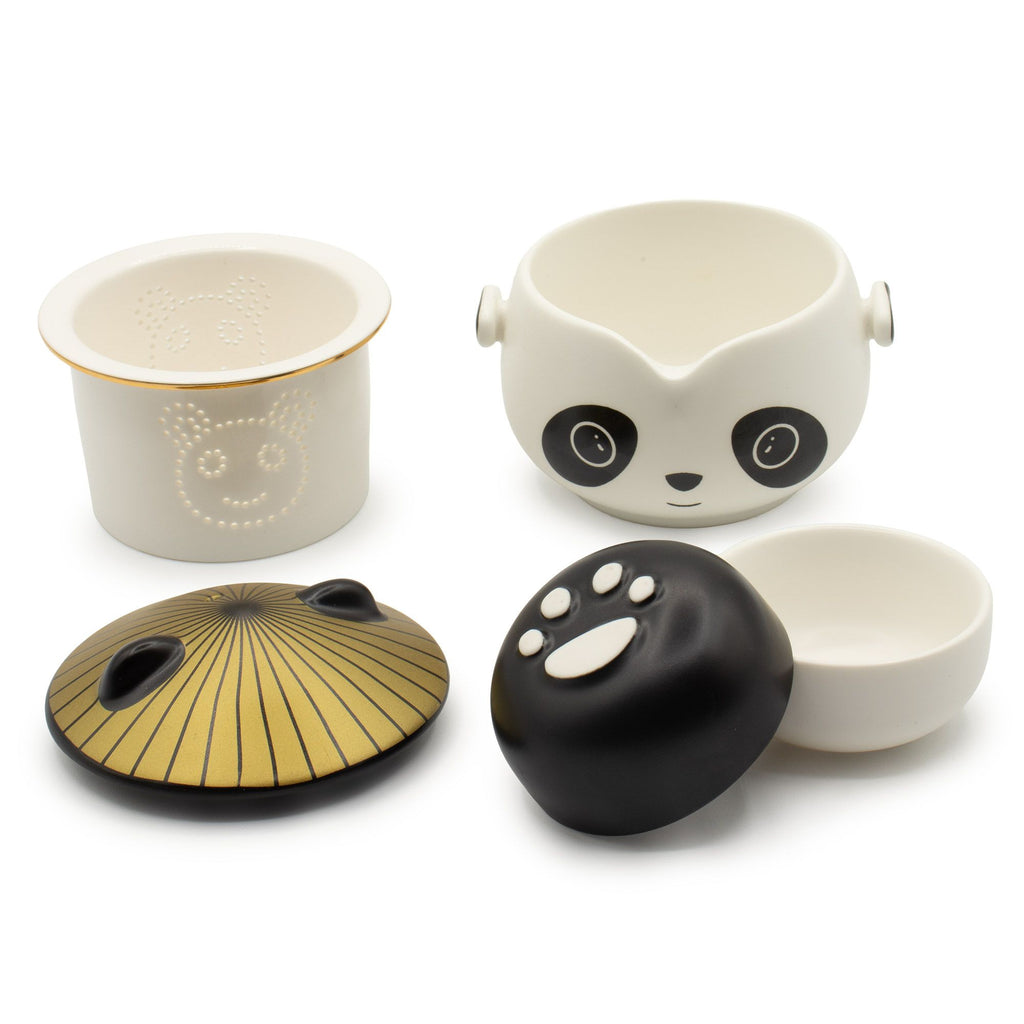 Panda TeaSet™ – Tetera con 2 Tazas + Estuche de Viaje