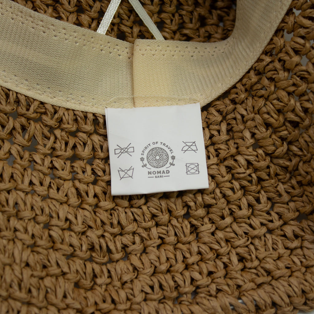 Daisies™ – Sombrero de Paja con Flores Cosidas