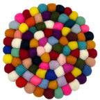 FeltSphere Mat™ – Mantel Individual Redondo de Fieltro 20 cm
