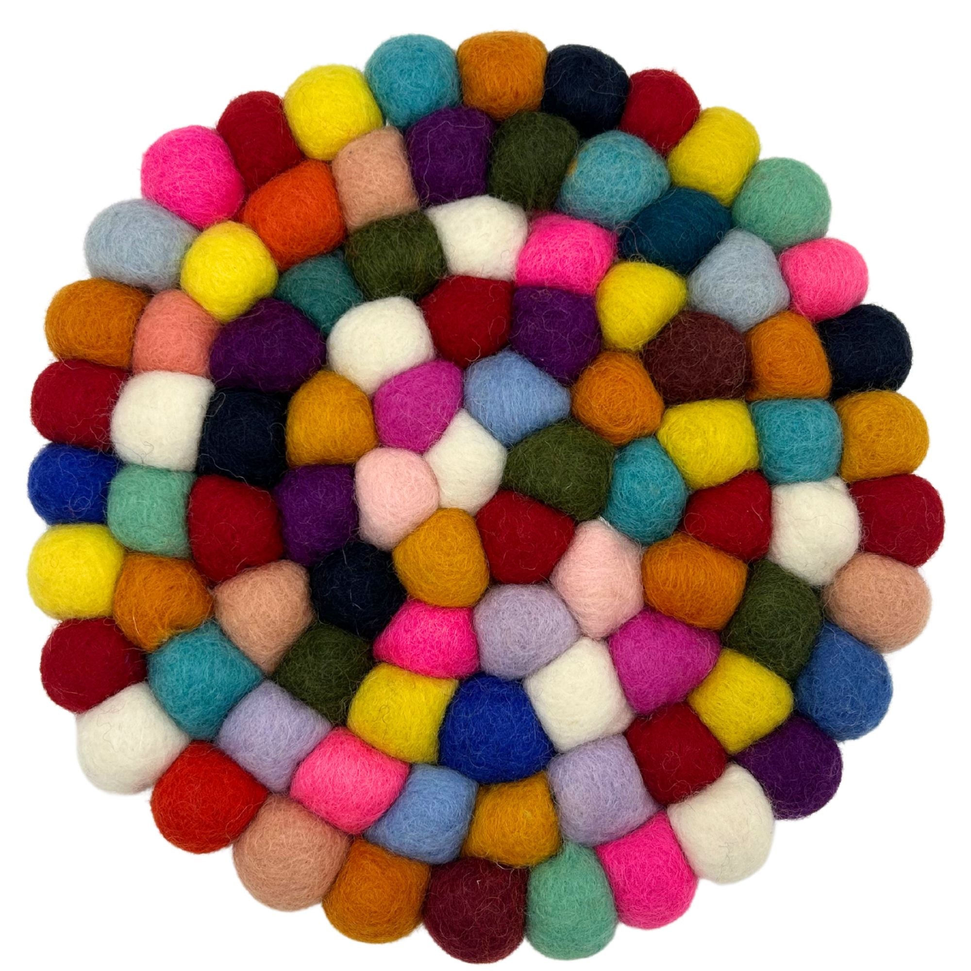 FeltSphere Mat™ – Mantel Individual Redondo de Fieltro 20 cm