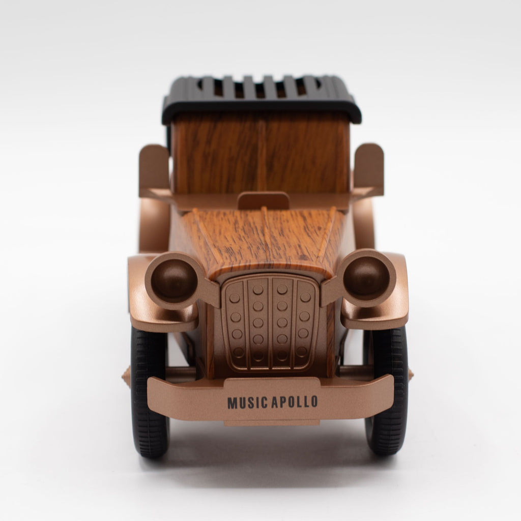 RetroCar SoundDock™ – Altavoz Coche Vintage + Soporte para Móvil