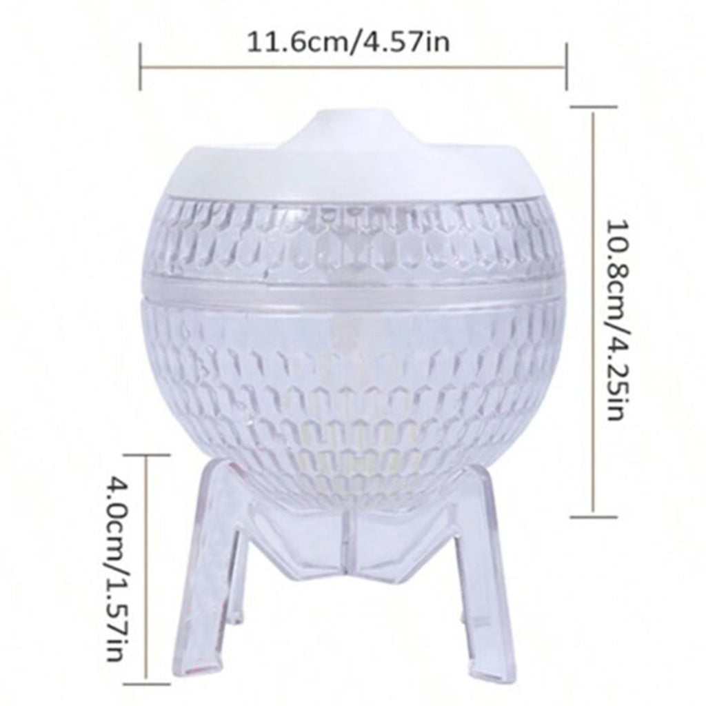 Mondo Planet™ – Difusor Transparente USB con Luz Cambiante