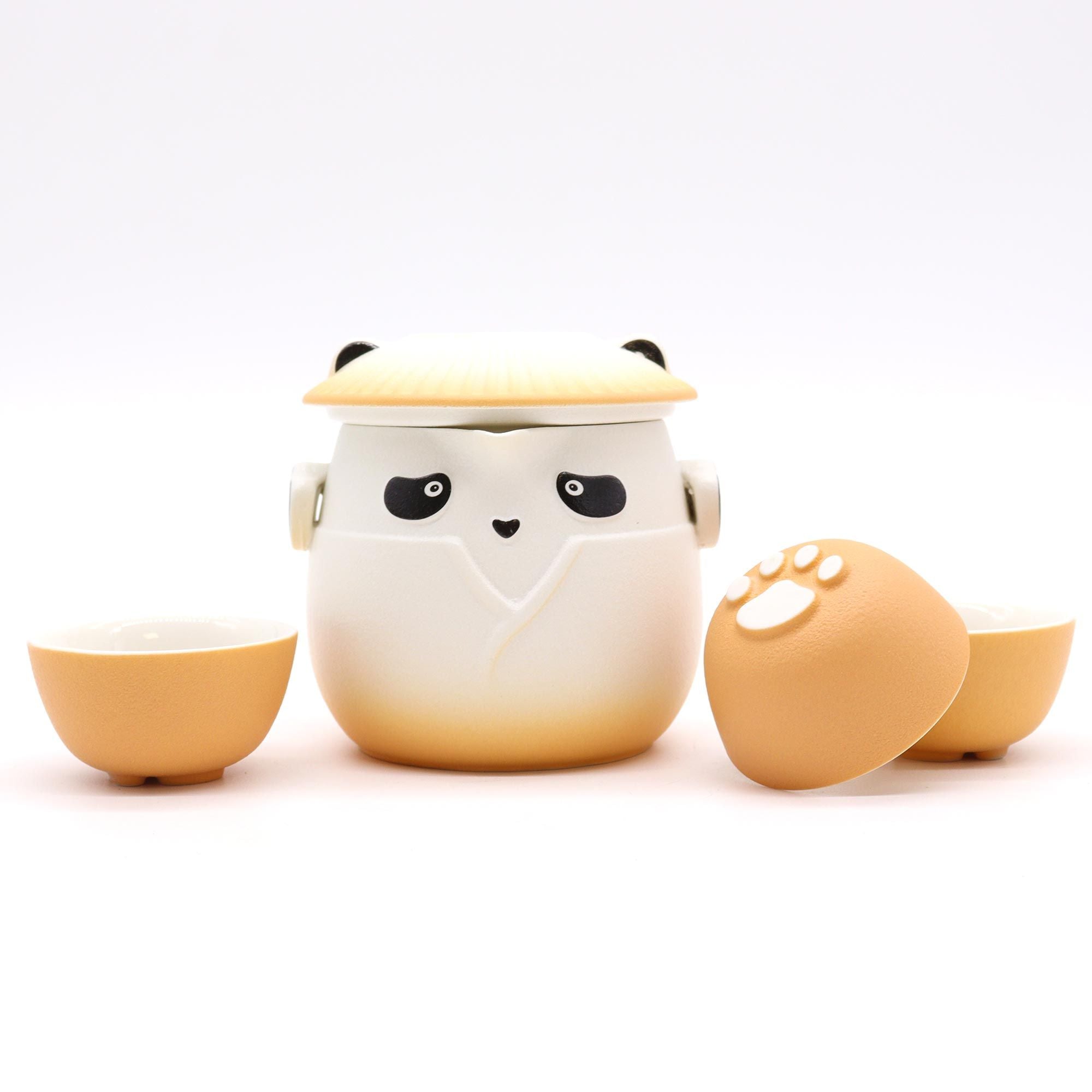Panda Trio TeaSet™ – Tetera Panda + 3 Tazas