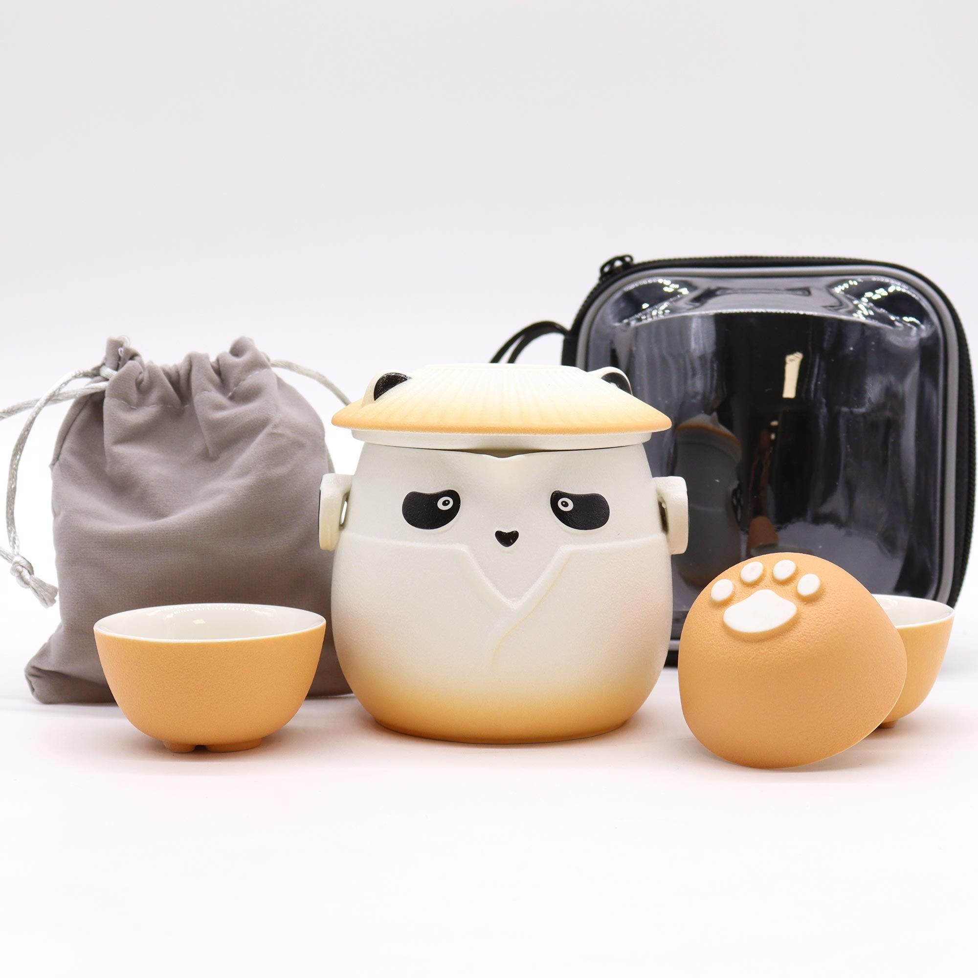 Panda Trio TeaSet™ – Tetera Panda + 3 Tazas