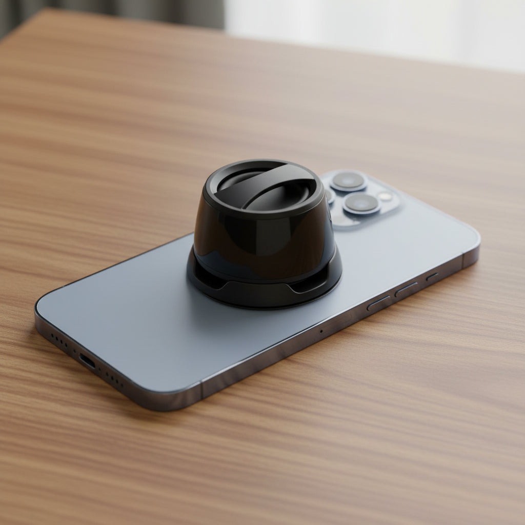 MagLink G300™ – Mini Altavoz Magnético + Soporte para Móvil