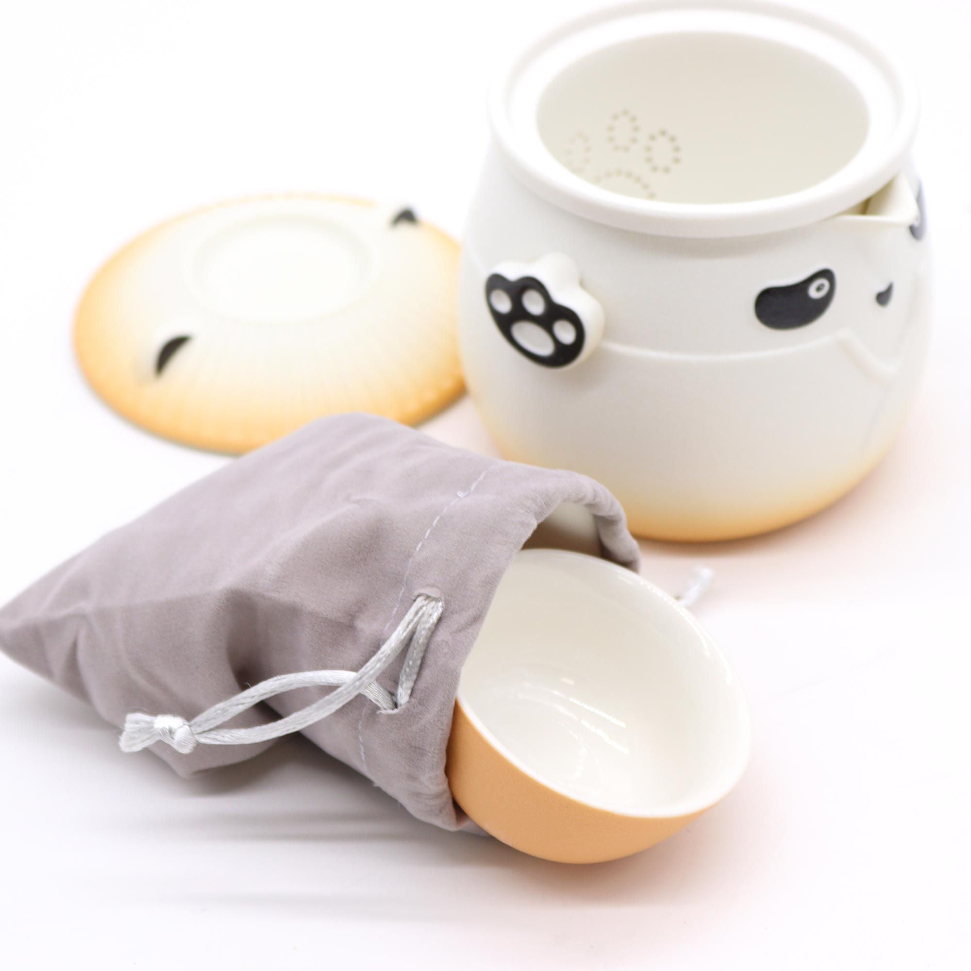 Panda Trio TeaSet™ – Tetera Panda + 3 Tazas
