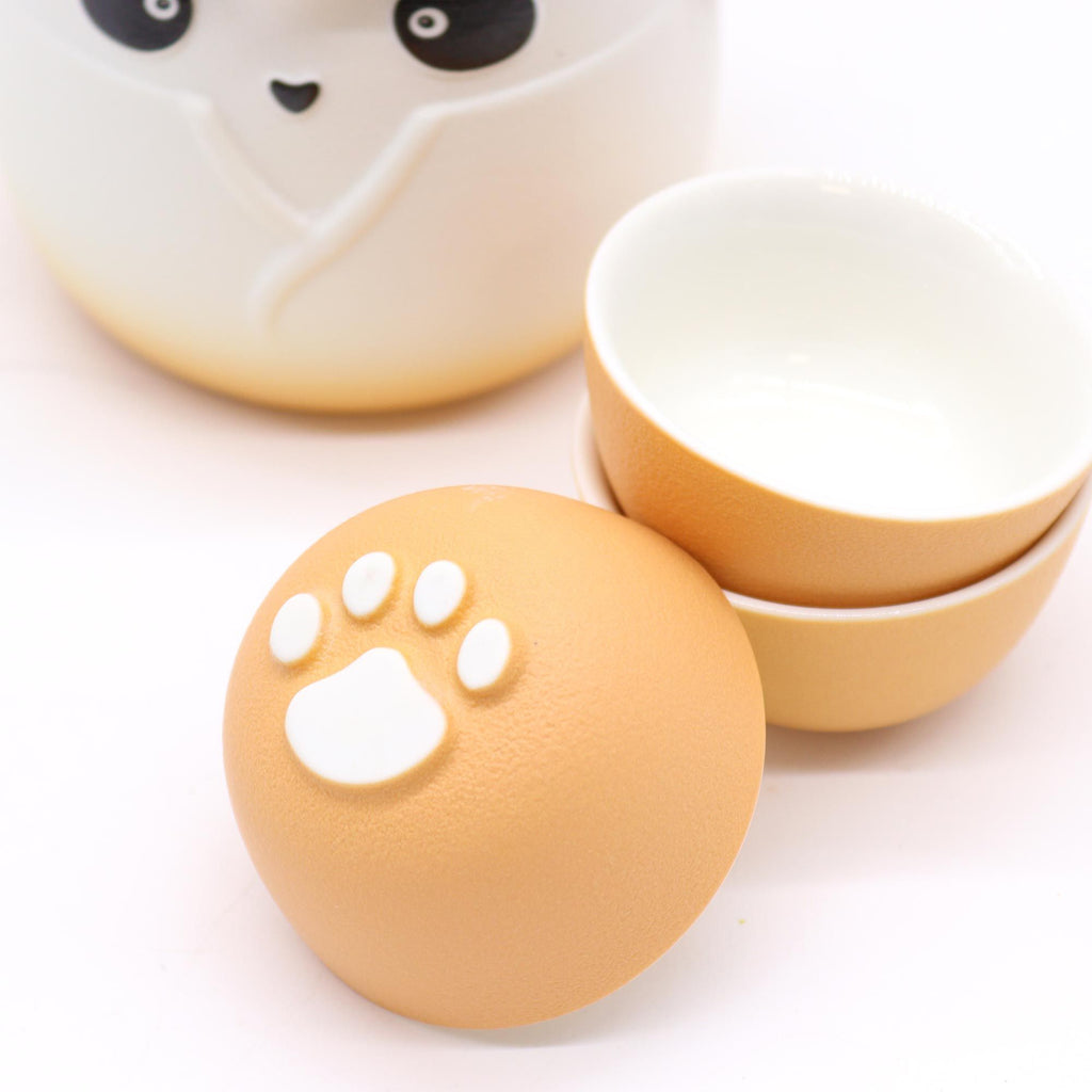 Panda Trio TeaSet™ – Tetera Panda + 3 Tazas