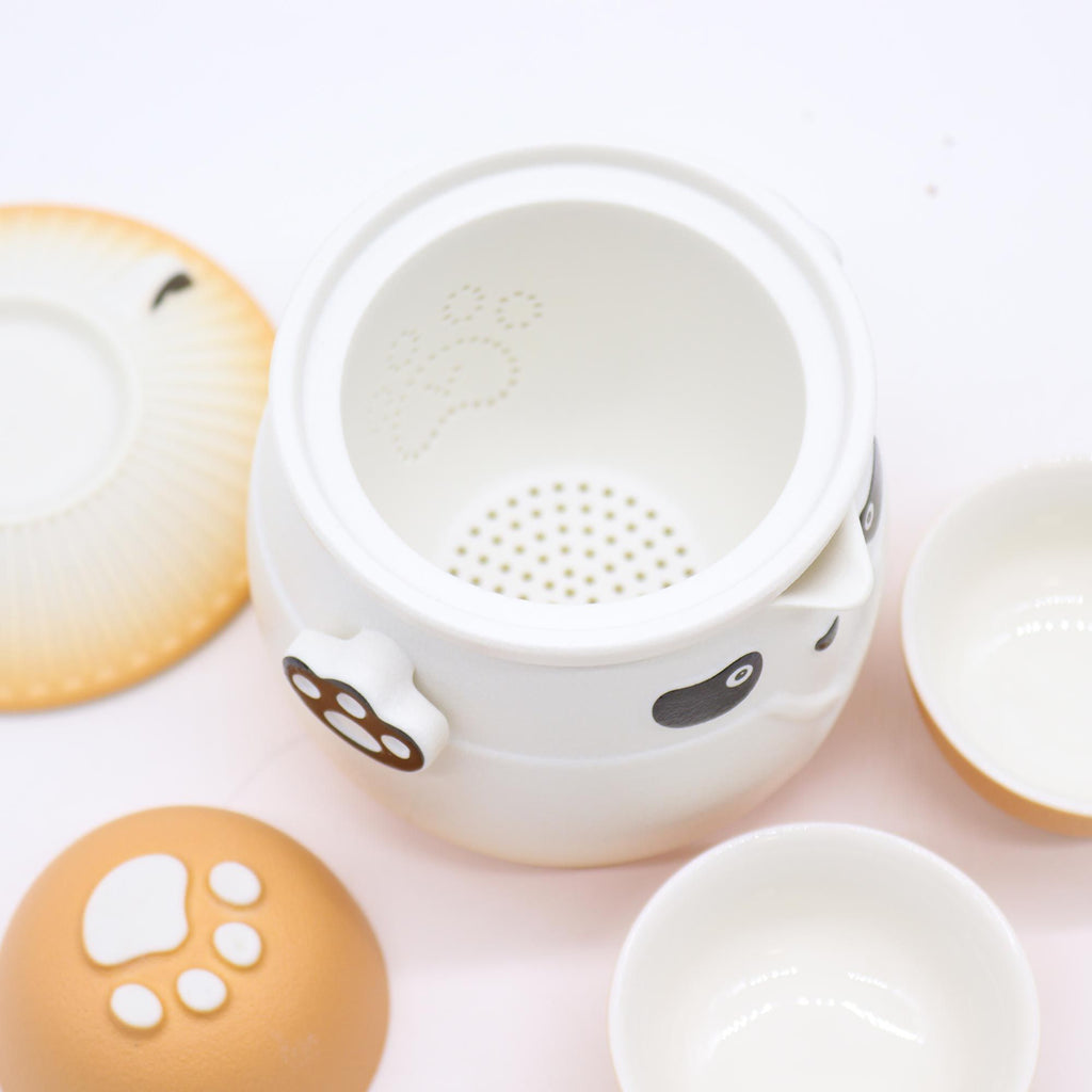 Panda Trio TeaSet™ – Tetera Panda + 3 Tazas