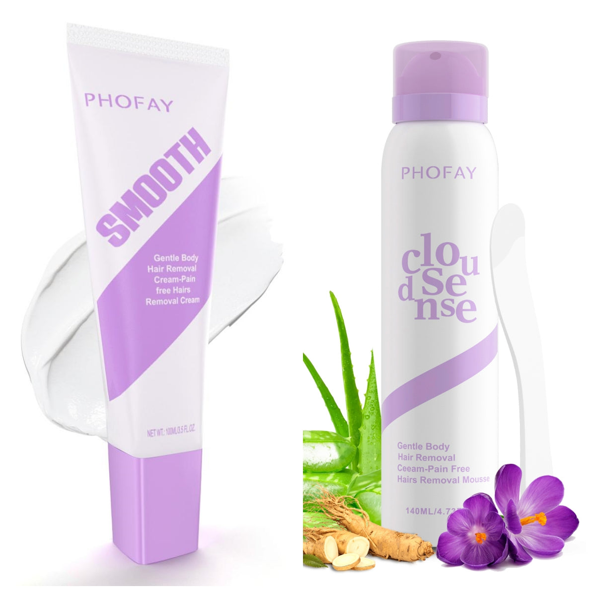 PHOFAY — Crema depilatoria indolora para piel sensible