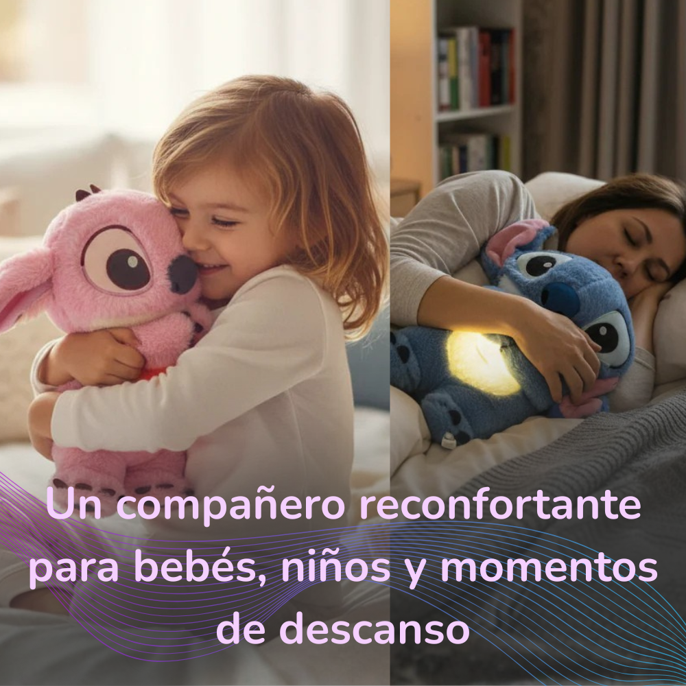 CalmStitch™ – Peluche Relajante con Respiración Rítmica