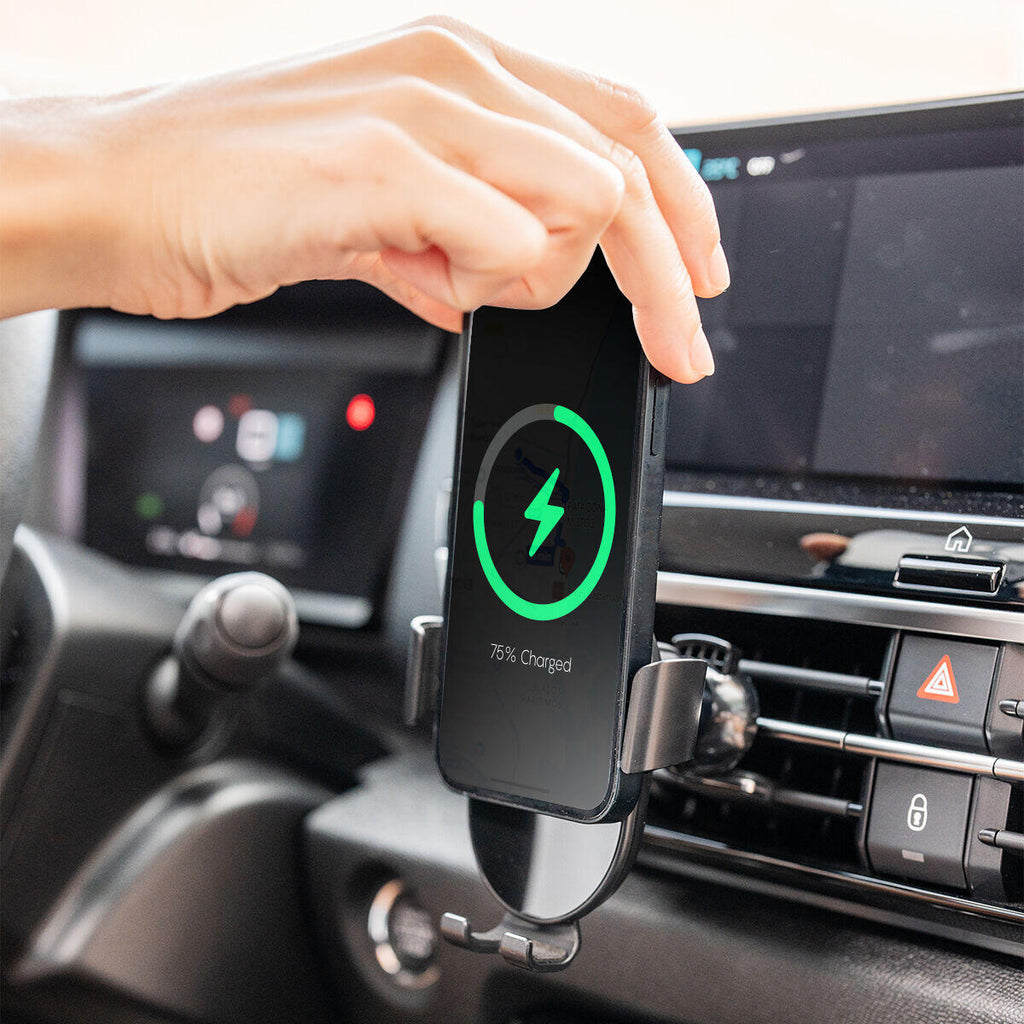 Chakar™ – Suporte de Carregamento Sem Fios Rápido para Carro