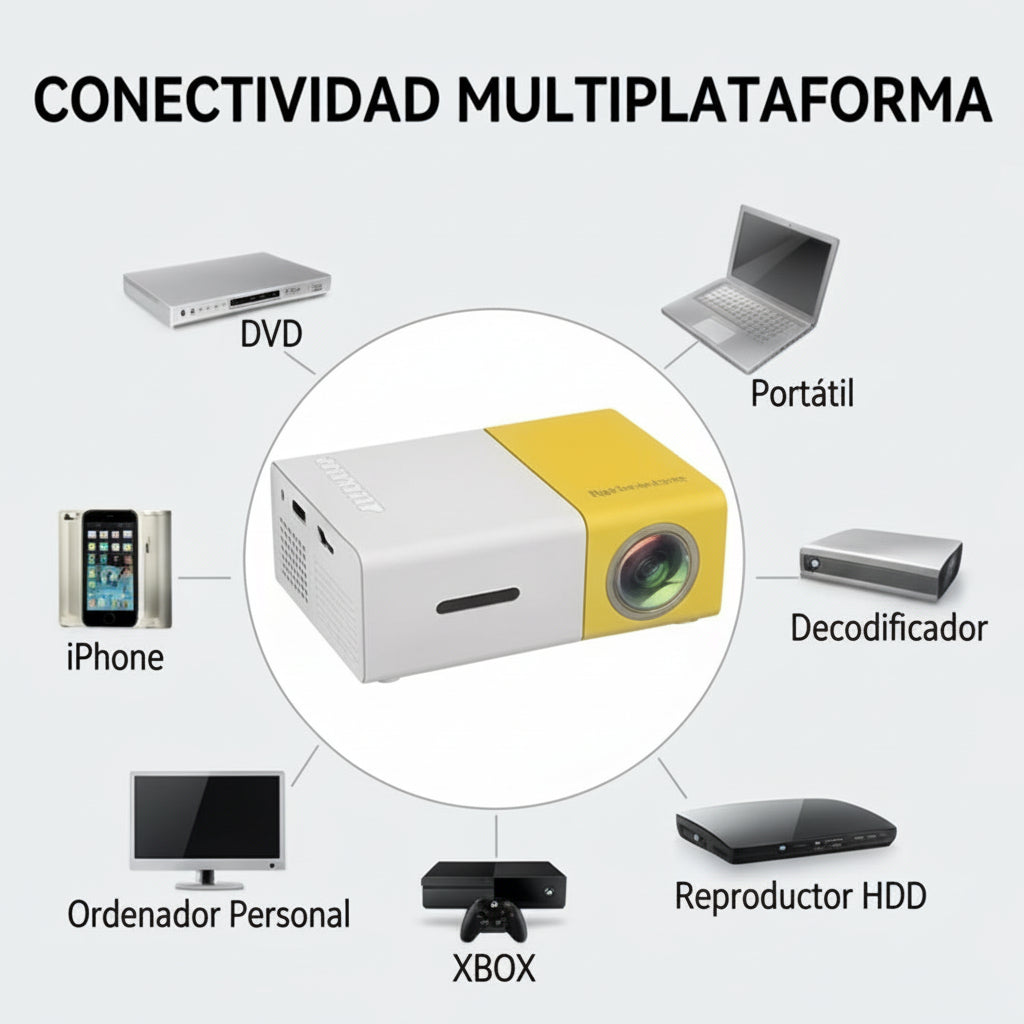 CineGo™ - Mini Proyector Portátil